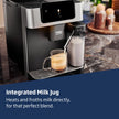 Beko CaffeoExperto Bean to Cup Fully Automatic Espresso Coffee Machine with Integrated Milk Jug in Silver - CEG7304X